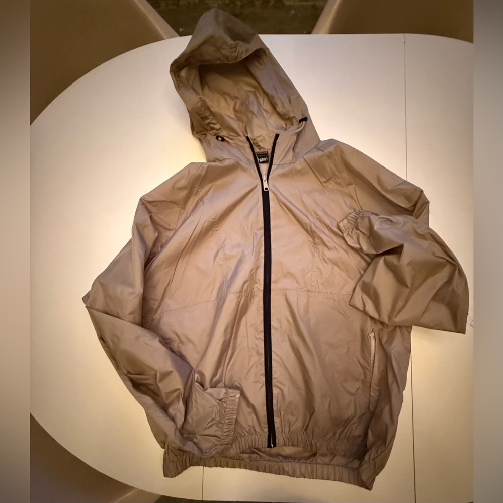 Men's Beige Windbreaker Jacket
